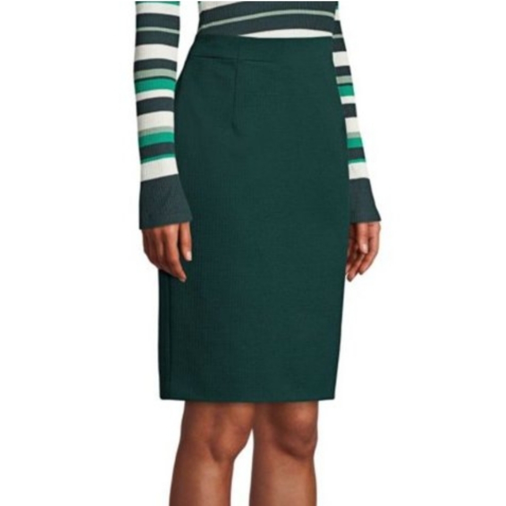 NWT Hugo Boss Green Vaxine Pencil Skirt